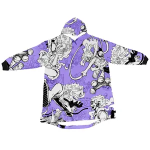 5th Gear Sherpa-Lined Hoodie Blanket