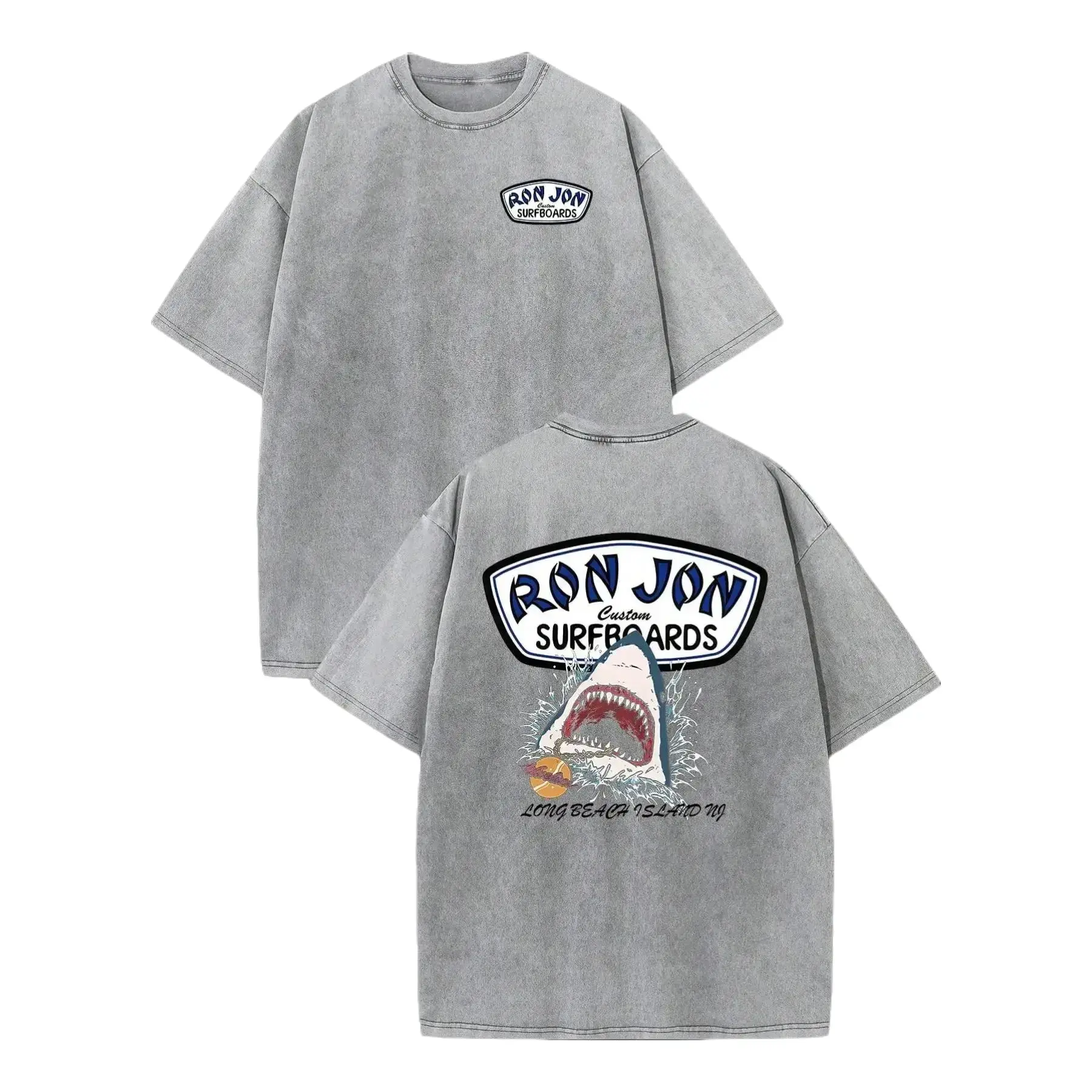 Unisex Ron Jon Surfboards Shark Graphic Washed Tee |   100% Premium Cotton |   Oversized Relaxed Fit |   Retro Beach Surf Aesthetic |   Y2K Casual Streetwear |   Trendy Summer Vacation Top gift shirts men clothing tv show white soulja boy outfit 67