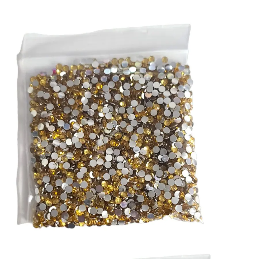 rhinestones color gold 3mm