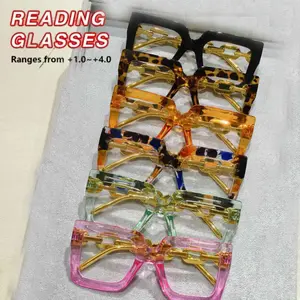 Reading Glasses, Trendy Casual Tinted Lens Eyeglasses for Everyday Use, Fashion Accessories for Outdoor Activities, High Quality Eyewear, Trending Eyeglasses