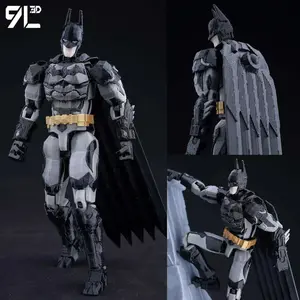 9L3D Printed Batman Anime Characters Lucky Dummy 13 Action Figures Arkham Knight Multi-Jointed Movable Shapeshift Mannequin Toys