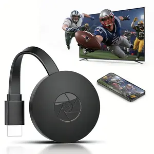 Wireless HDMI Display Adapter,Transmitter Streaming Media Video/Audio/File,Portable Wireless HDMI Extender from Smartphone,Laptop to HDTV/Monitor/Projector,Airplay & Miracast & DLNA Support,Streaming Media,2.4G WiFi,Screen Mirroring Adapter