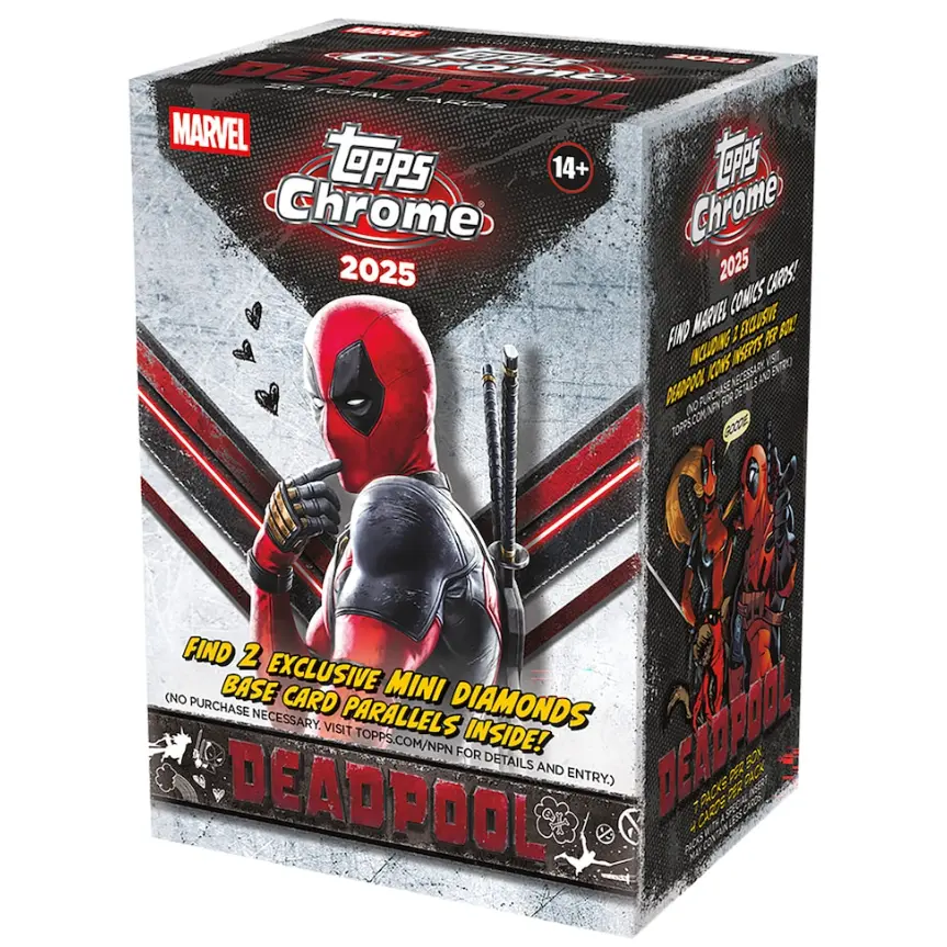 2025 Topps Deadpool Chrome Value Box 2025 Topps Deadpool Chrome Value Box