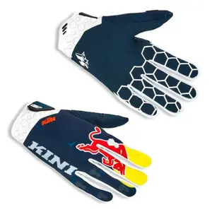 KTM Motocross Racing Gloves - Motorcycle Accessories, Hard Knuckle Impact Protection, Breathable Ventilated, Touch Screen, Anti-Slip for ATV MTB Off Road Riding