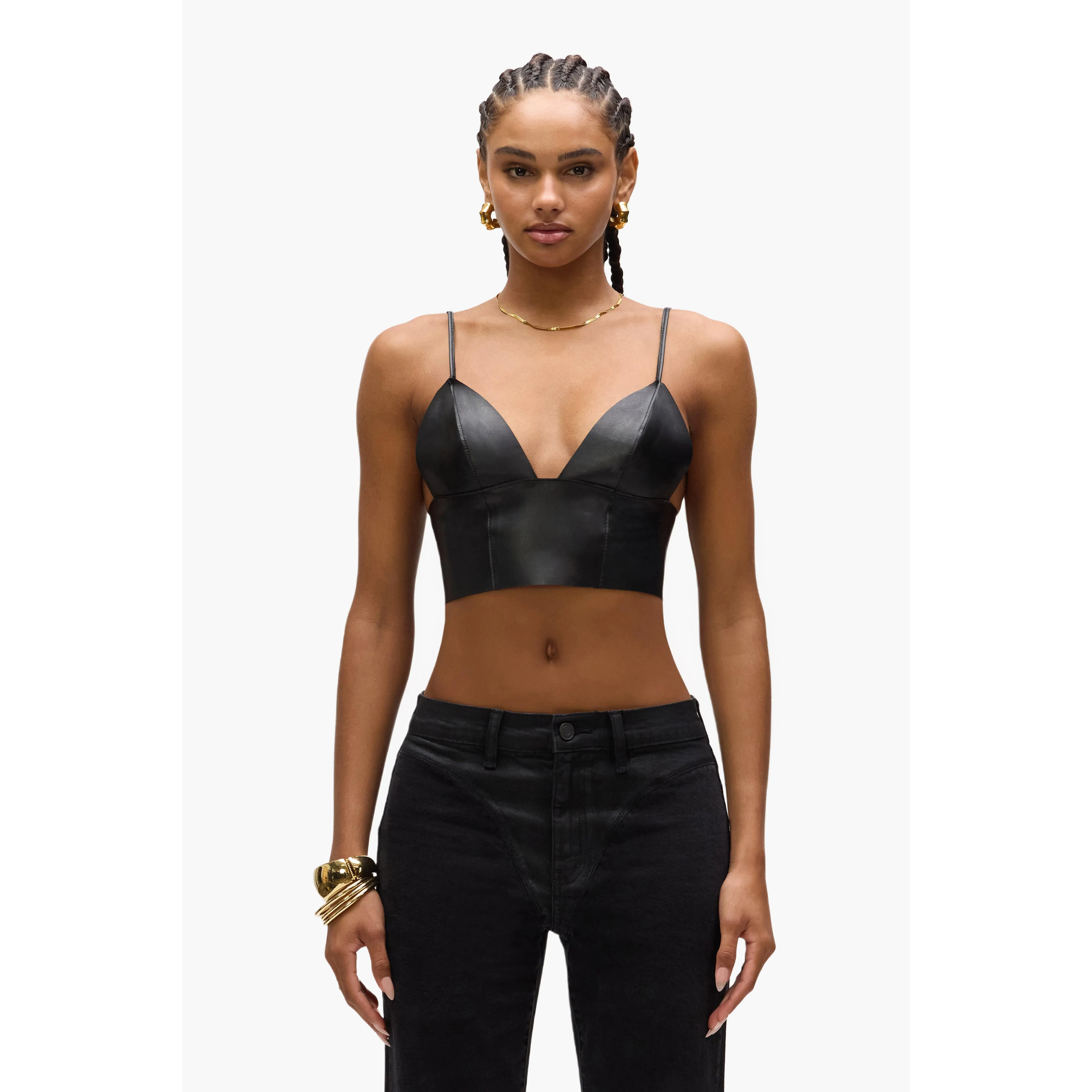 Leather Bralette