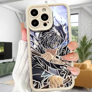 S-Sung J-Jin-Woo Solo Leveling Anime Phone Case For iPhone 17 16 15 14 13 12 11 Pro Max Plus Air, Black TPU Cover, High Quality Shockproof Durable Stylish Cool Design, Perfect Holiday Best Gifts