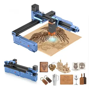 Artilume T1 Foldable Laser Engraver, No Assembly Required, Portable Use Anywhere, 10000mm/min Speed, 0.01mm Accuracy, 200×150mm Working Area for Wood Leather Acrylic Coated Metal, Ideal for DIY & Small Businesses, SummerVibes Portable Engraving Tool