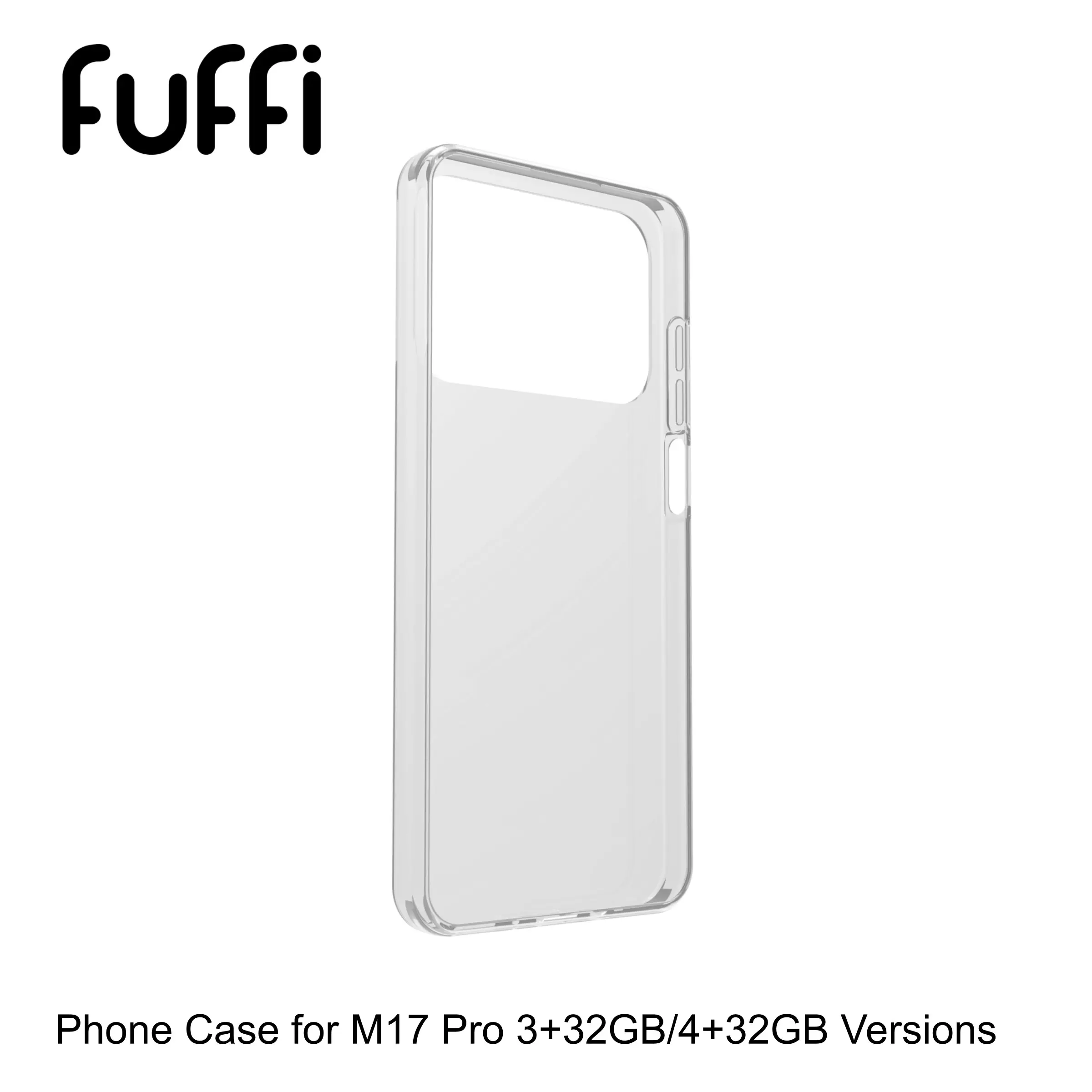 FUFFI Phone Case for M17 Pro 3+32GB/4+32GB Versions, Durable Shockproof Lightweight Clear Protective Cover, Soft Silicone Shell, Stylish Design, Perfect Fit, Easy Access to Buttons, Protector, Casing, Accessories, Smartphone, Cellphone