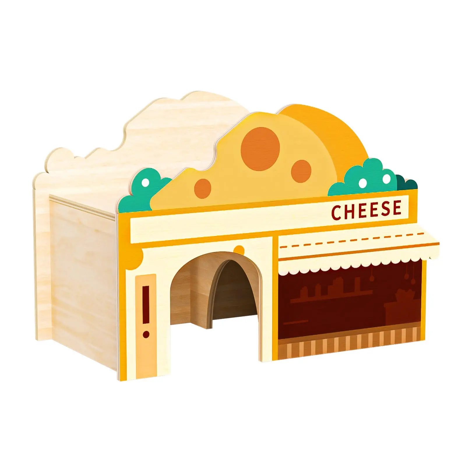 Hamster Hides Cheese Shoppe Exploring Toys Multi-Hamster Hideout
