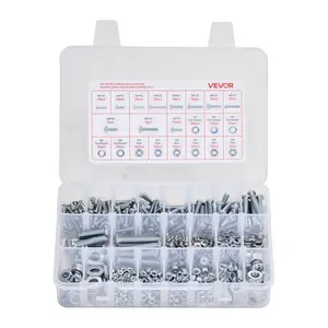 2250 Pcs Bolts Nuts Assortment Kit Metric Imperial Alloy Steel M3 M4 M5