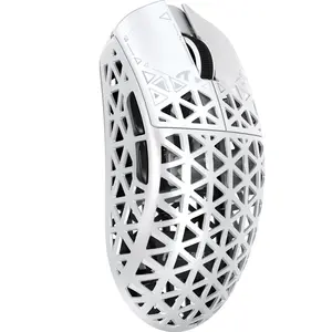 ATTACK SHARK R5Ultra 8K Carbon Fiber Wireless Gaming Mouse with 42000 DPI -PAW3950 MAX Sensor -39g Ultra-Lightweight-Nordic 52840 MCU Chip-Wired/BT/2.4GHz Wirelss Programmable Mouse for PC/Mac
