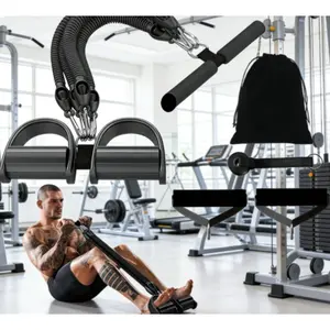 Tension rope with pedals and handles, multi-functional exercise pedal traction device, pedal traction device, multi-functional tension rope with handles and pedals, exercise traction rope, sit-up assistor, fitness training device, Fitness Bands