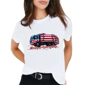 Trump Garbage Truck 2024 Tee, Political Humor Top, Trump Shirt, Unisex, Proud MAGA Garbage for Trump Long Sleeves  sweatshirt christmas Crewneck