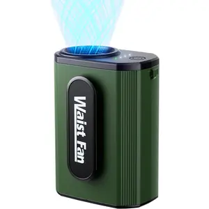 18000RPM High Speed Portable  Fan, Mini  Cooling Fan with 4-Speed, Brushless , 5000mAh Rechargeable Belt Clip fan for Outdoor, Indoor, , and Travel