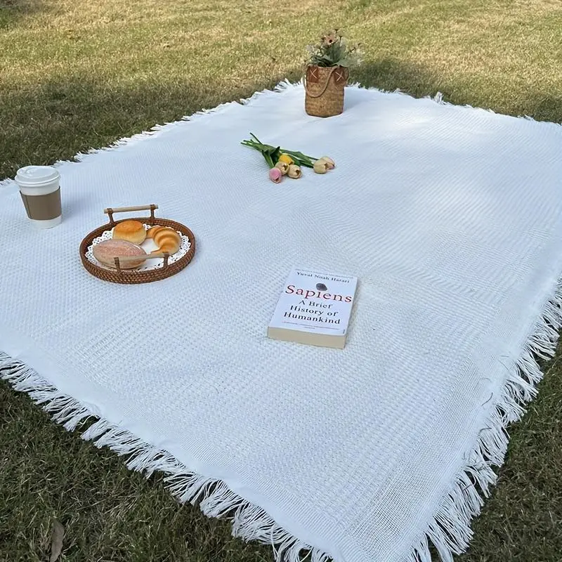 Foldable Picnic Blanket - Heavy-Duty, Lightweight, High-Quality Camping Blanket with PVC Backing, Hand Washable Outdoor Travel Pad for Lawn, Tent Use, Foldable Picnic Blankets