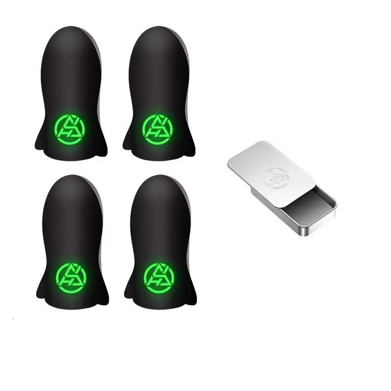 Pubg Mobile Gaming Finger Sleeves, Anti-Slip Breathable Thumb Protectors, Essential E-Sports Accessories for Gamers, Game Peripherals