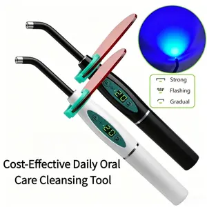 Wireless LED Curing Light for Teeth Whitening & Oral Care - Black & White, Lightweight, Cost-Effective Daily Oral Care Cleansing Tool, Holiday Gift for Parents, Family-Suitable