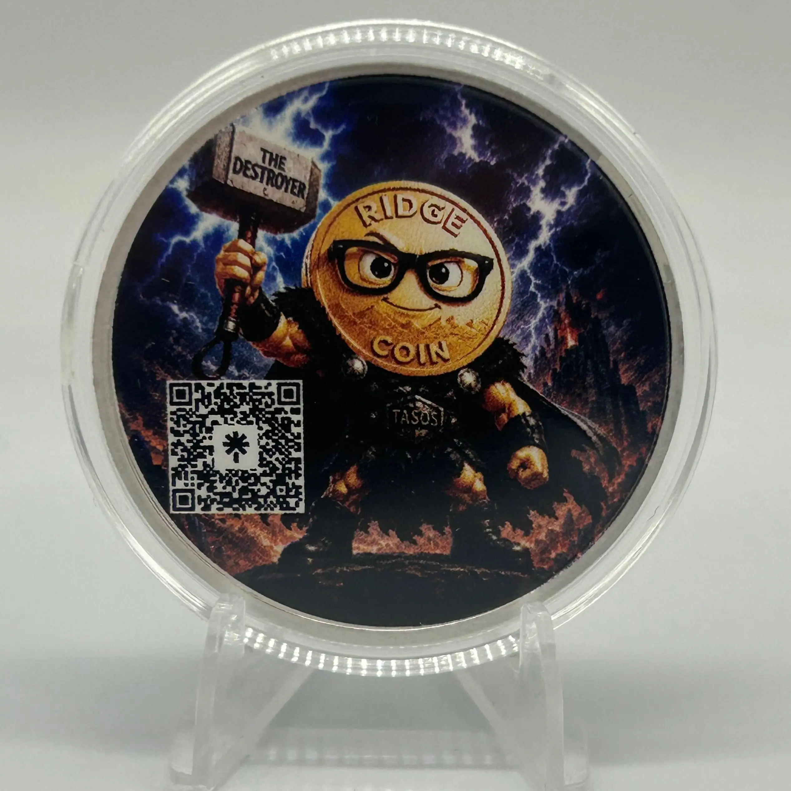 The Destroyer, Limited edition Custom Ridge Coin 1 Oz Silver Bullion Round