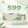 [Restock]AULA S99 Key Keyboard, Tri-Mode Bluetooth/2.4GHz/USB-C Cute Creamy Gaming Keyboard with Number Pad RGB Backlit, Media Knob Custom for MAC Xbox PC Gamer Valentine's Day gift S99 Keyboard Fixed Keycaps & Switches (Non-Replaceable),techvibes