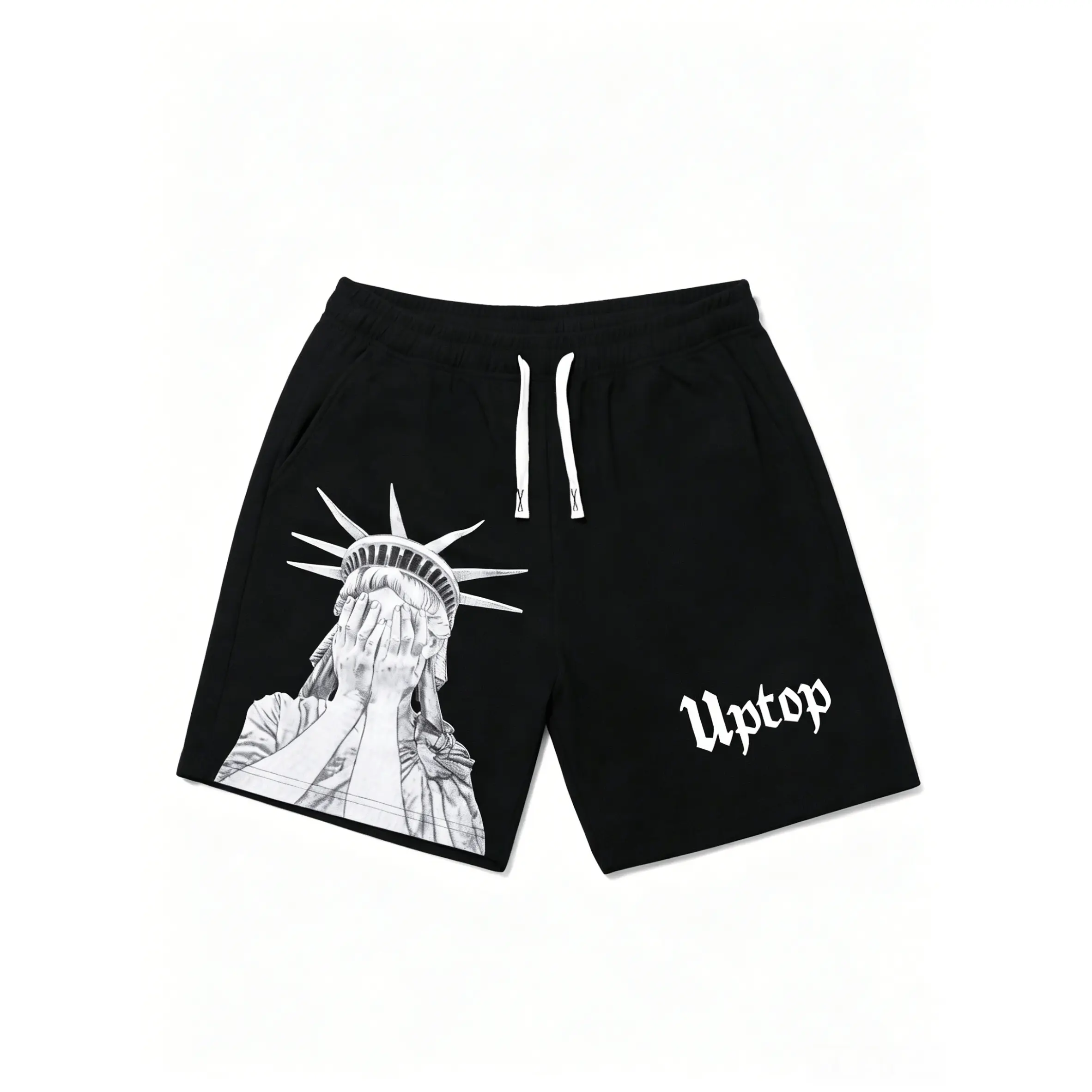 Men's Graphic Print Quick-Dry Gym & Graphic Shorts Elastic Drawstring, Breathable Fabric, Adjustable Fit, Luxury Performance Summer Essential for Basketball, Running, Hiking/Light Outdoor, Gym Shorts, Active Casual