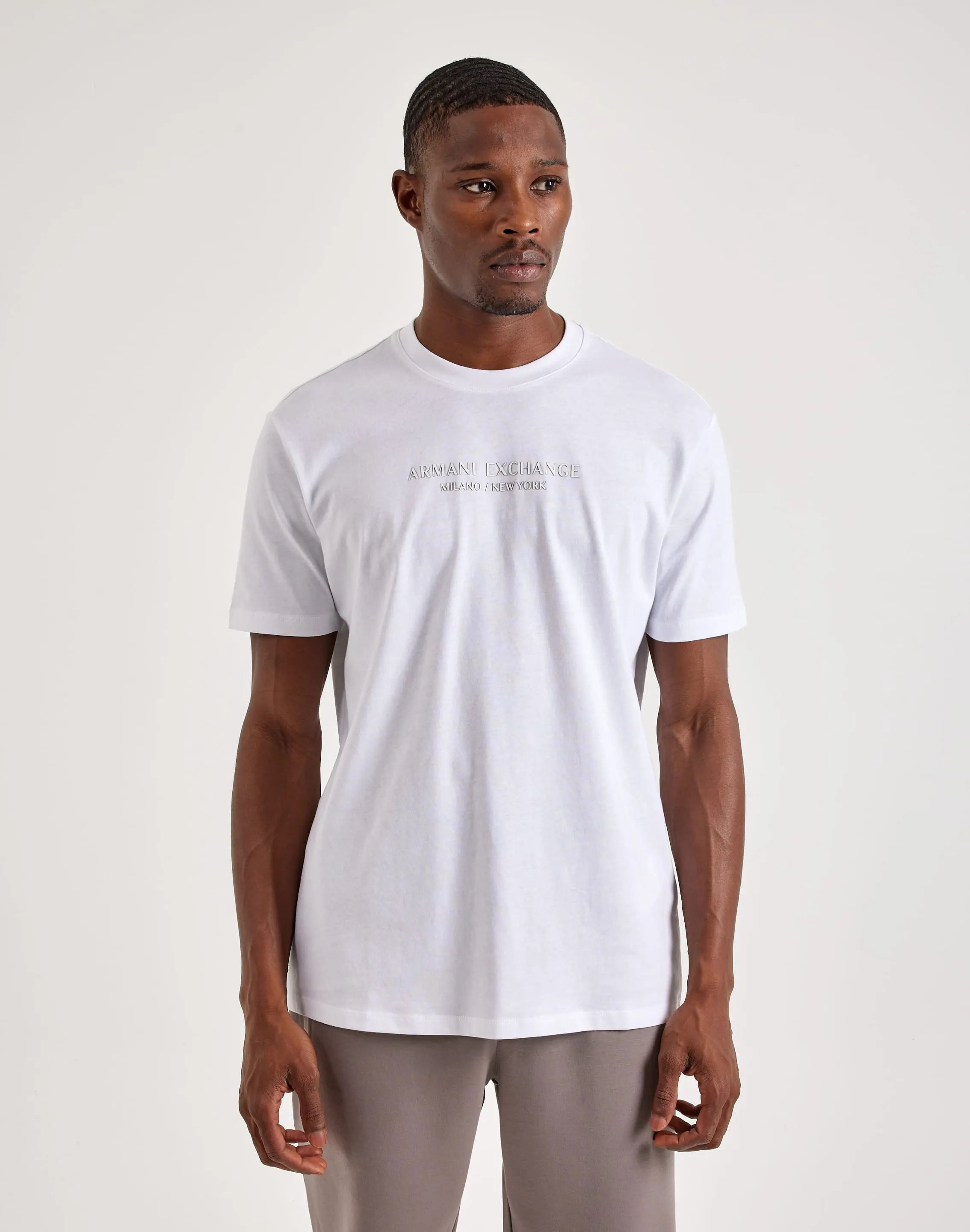 Mens Armani Exchange Milano Logo Tee