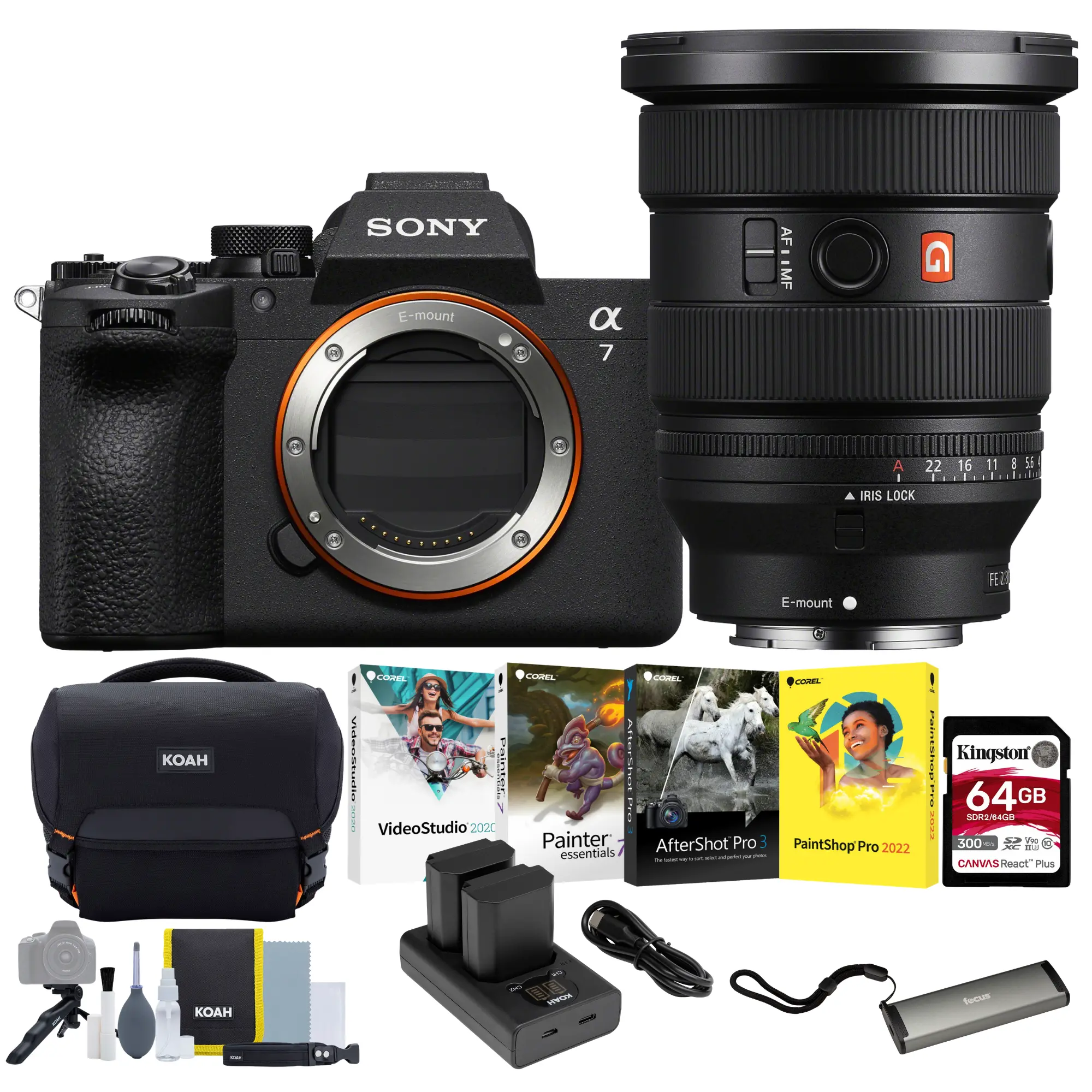 Sony Alpha 7V Full-Frame Mirrorless Lens Camera Bundle with FE 16-35mm F2.8 GM II Lens, Full-Frame Mirrorless Cameras, Automatic Photo And Video Mirrorless Cameras, Handheld Mirrorless Cameras
