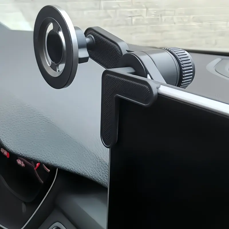 New Car Phone Holder with Extender Base, Strong Magnetic Hands-Free Car Mount, Compatible with Smartphones, Durable Design, Car Cellphone Mount