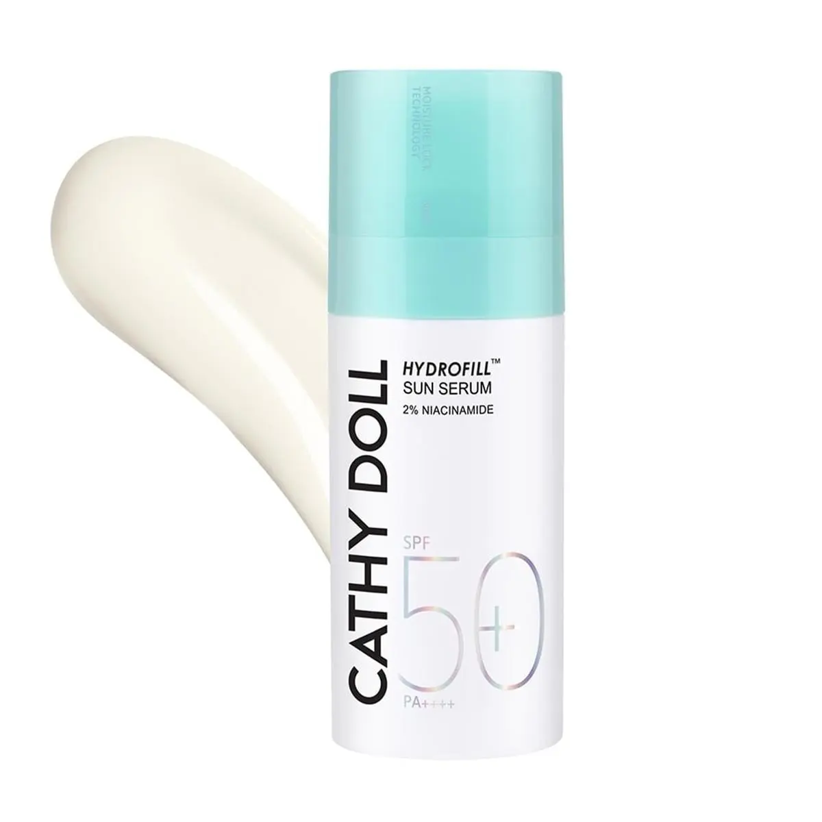 Cathy Doll Watery Sunscreen Serum SPF50+ PA++++ with 2% Niacinamide - Hydrating, , Vegan Formula for Sensitive Skin, 30ml