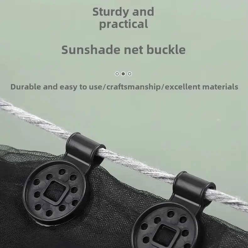 100pcs Heavy Duty Lock Grip Plastic Clips - Secure Greenhouse Shade Cloth & Tarp Fixation Clamps for Outdoor Garden Netting and Fence Fabric Stability