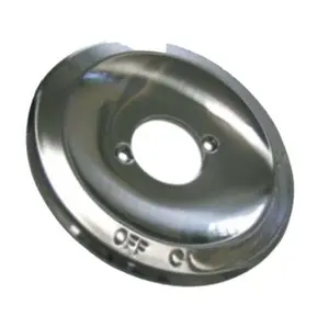Shower Valve Flange Pressure Balance Satin Nickel for Efficient Water Distribution & Elegant Bathroom Setup