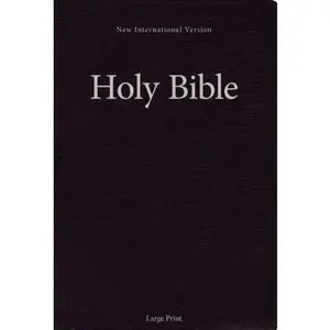 USED-NIV, Holy Bible, Large Print, Paperback, Black by Zondervan (Paperback)