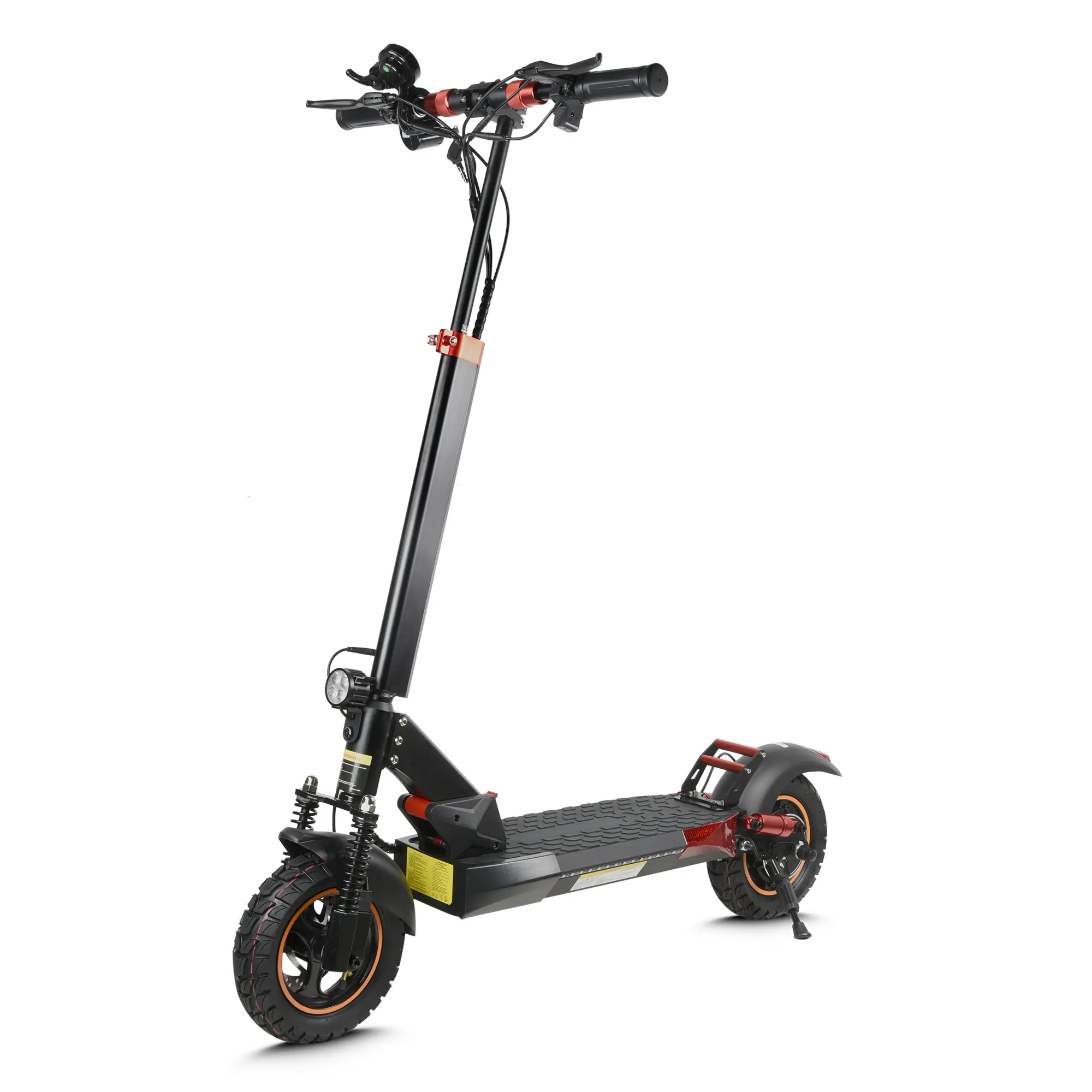 Mankeel MX-14 Commuting Scooter - 28 mph, 10" Tires, 40 Mi Long Range, Dual Disc Brakes, Easy Folding, Dual Spring Suspension