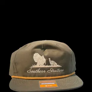 Green rope hat with rope  color logo