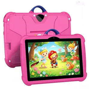 2026 New Model,7-inch student Android WiFi touchscreen tablet, 1 unit 1+16G learning tablet, with anti-drop protective case, educational tablet with parental controls, for learning games and leisure, learning and entertainment tablet
