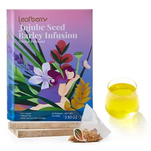 【Gift Ideas】Sleep Tea Herbal Blend, Natural Sleepy Tea with Sour Jujube Seed & Barley - Men's and Women Tea Health Dried Fruit Beverage Loaded Tea Packets Natural, Christmas gift,Recommend to a friend