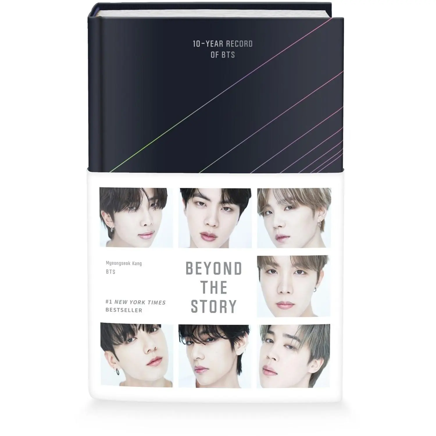 BTS Beyond The Story: 10-Years Record (American Version) English First-Ever Official Book, 544pg Literature & Art Book with Information, QR Codes of Videos, Unreleased Photos, 450g Weight, Access to Videos, All Album Information