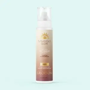 【Today's Deal】GRODOM Self Tanning Mist - Organic, Natural & Colorless for Body, Face and Hands - Non-Sticky, Streak-Free, Paraben & Phthalate Free, Lightweight, Cruelty-Free, Vegan Sunless Tanner For All Skin Types Flesh Scent: No Fake Tan Smell