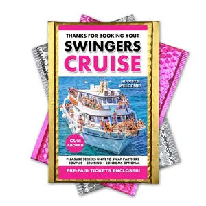 Swingers Cruise Prank Mail: Gag Gift for Friends,Anonymous Gag Gift Box, Family Member, or Friends