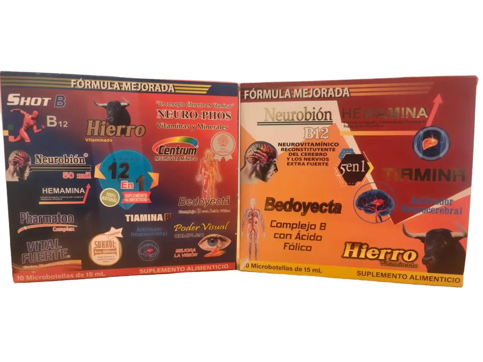 Dietary Supplements 12 in 1 and 5 in 1