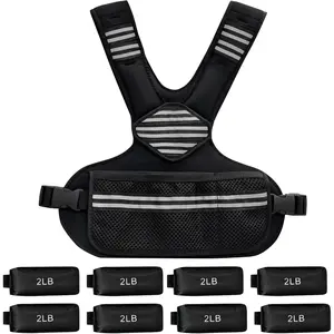 Adjustable Weighted Vest Women, 4-10 Lb/6-20 Lb Weight Vest with Ironsand Weights and DIY Zone for Walking, Jogging and Strength Training