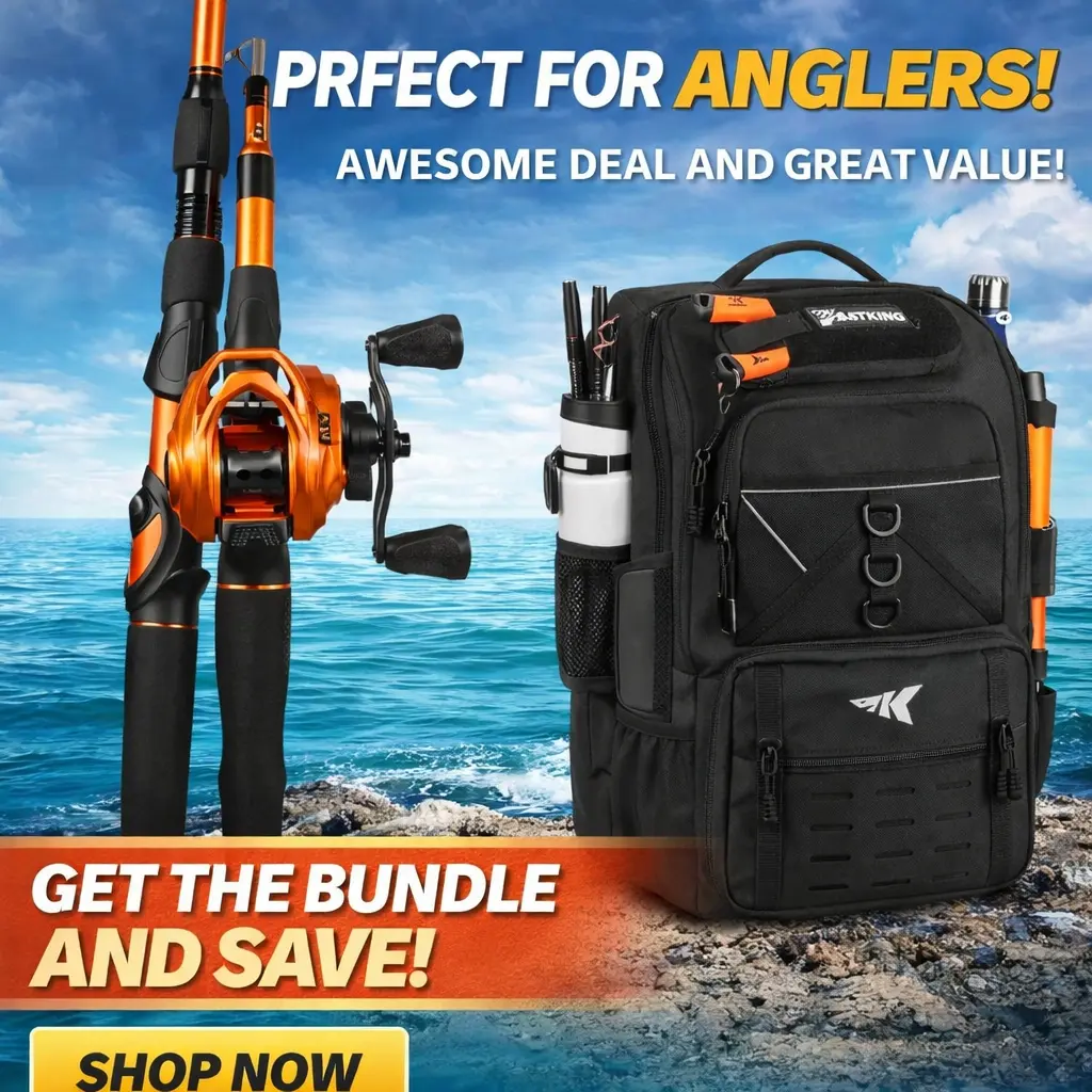 A power combo of the Lethal Blaze Combo and the  Karryall Fishing Tackle Backpack
