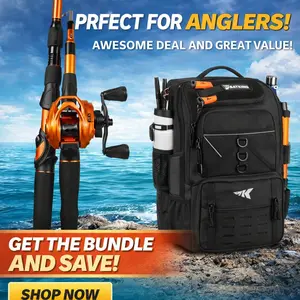 A power combo of the Lethal Blaze Combo and the  Karryall Fishing Tackle Backpack