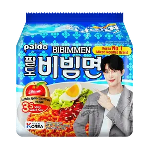 PALDO Korean Bibimmen Cold Noodles 5 Pack 650g BTS Favorite