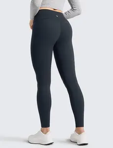 CRZ YOGA Womens Fleece Lined Leggings 25''/ 28''- Matte Winter Warm Thermal High Waisted Pants Casual Lounge Yoga Workout