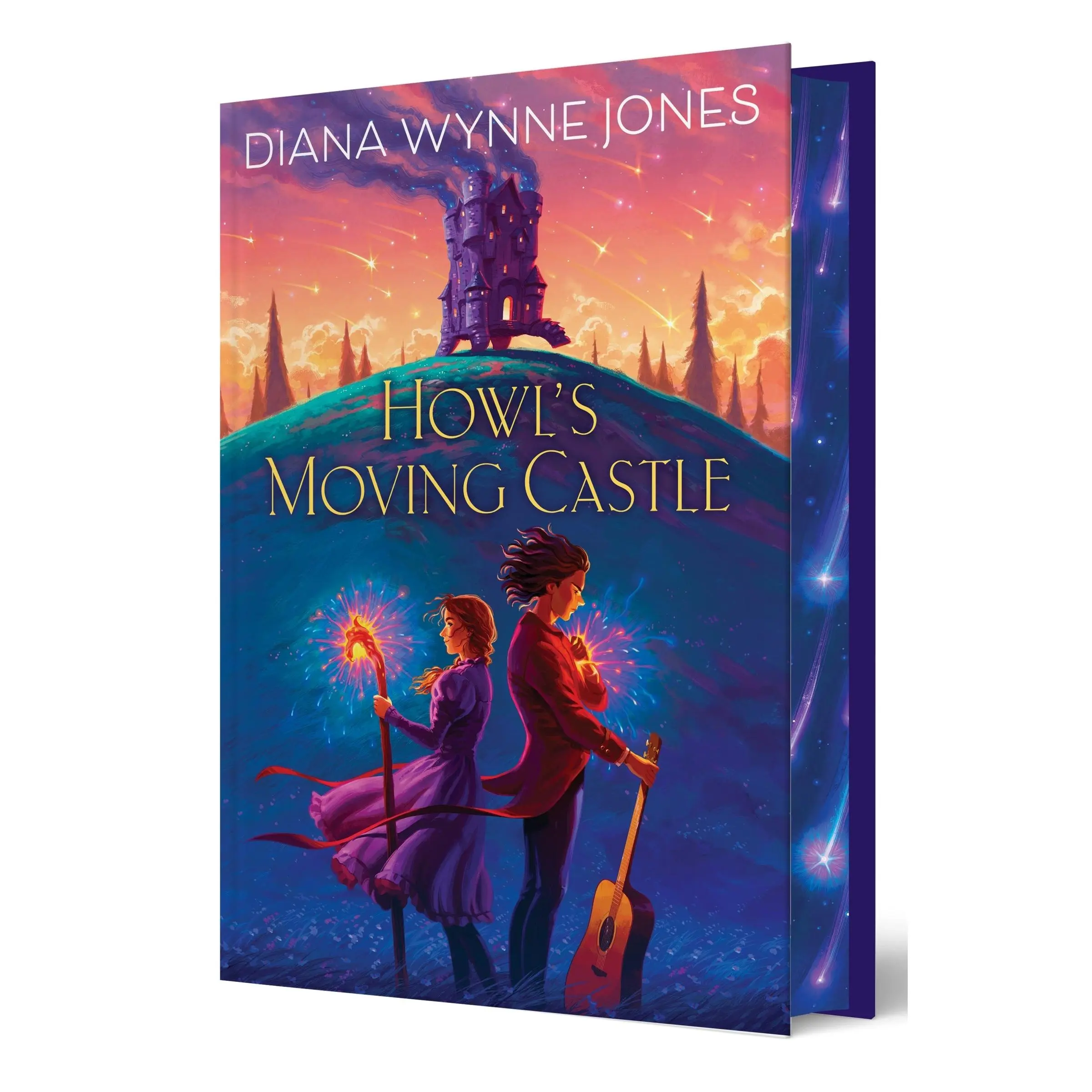 Howl’s Moving Castle Deluxe Limited Edition by Diana Wynne Jones [Hardback Book] Luminous Artwork & Foil Stamping - Hold pure magic in your hands!