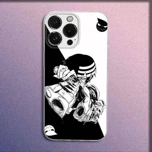 S-Soul E-Eater Death the Kid Phone Case For iPhone 17 Air 16,15,14,13,12,11 Plus,Pro,Max,XR,XS,Plus,E,Mini Transparent Cover