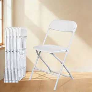 Plastic Folding Chairs /poly chair/student chair  with 350-Pound Capacity, Sturdy Metal Foldable Chairs, Outdoor and Indoor, for Home, Office, Party, Comfy （Shipping not included）