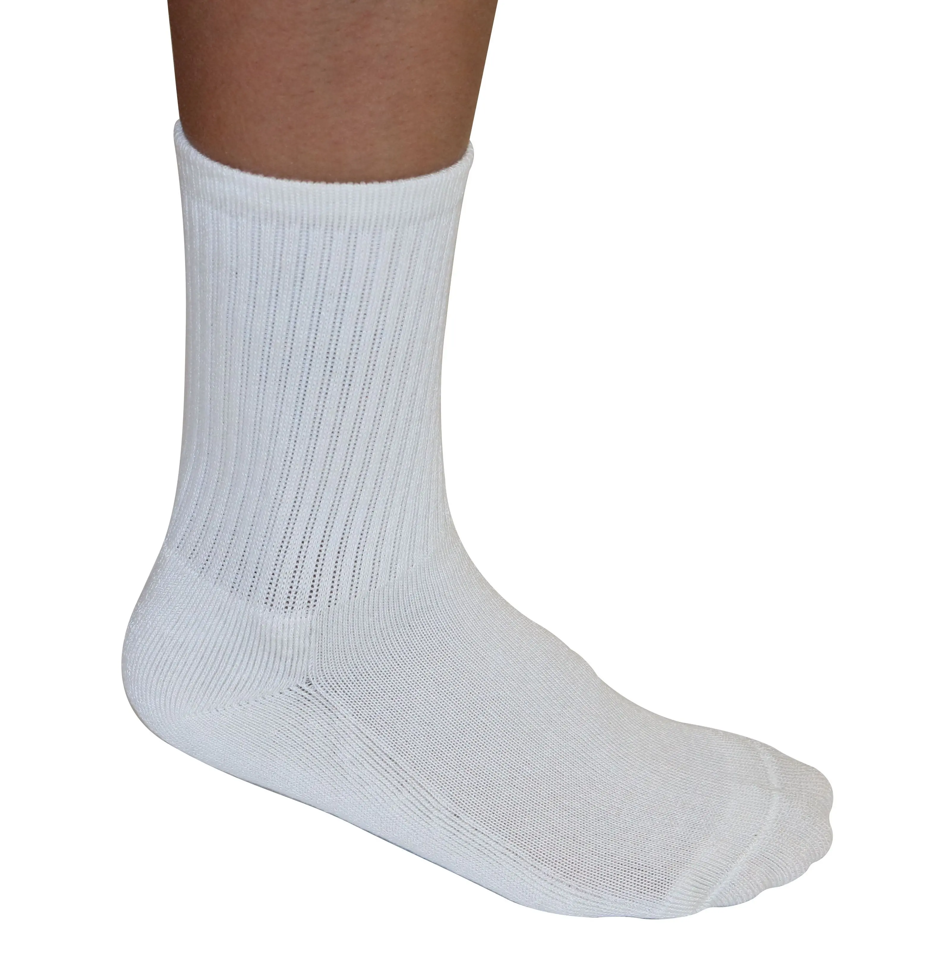 3/4 Crew Athletic Bamboo Viscose Socks - White