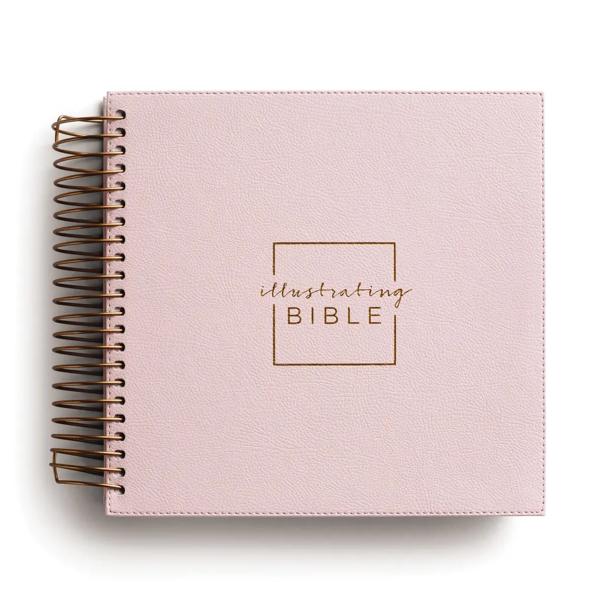 NIV Spiral-Bound Illustrating Bible, Pink Leathersoft: Wide-Margin Journaling Bible for Drawing, Writing, Note-Taking and Creative Scripture Study