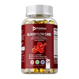 Pslalae Premium Formula Dietary Capsules, 120 capsules per bottle, contain niacin, L-arginine, ginger, chili, hawthorn, and other ingredients to support leg and vascular health.